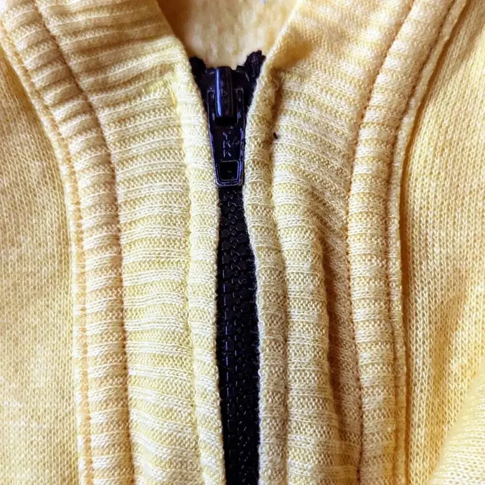 Vintage Carter’s 1980s Kids Sweater | Yellow “I ❤️ You” Cardigan | Size 4 / 4T